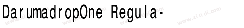DarumadropOne Regula字体转换 DarumadropOne Regula字体转换